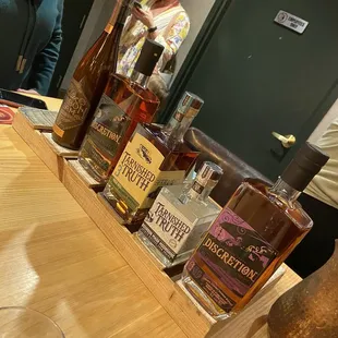 Bourbon Whiskey used for the tasting.