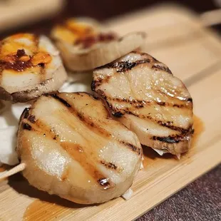 King mushroom skewers