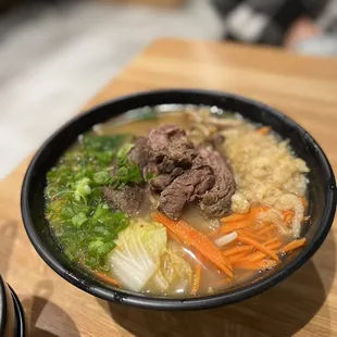 Spicy short rib udon