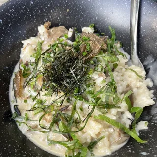 Japanese Mixed Mushroom Truffle Risotto