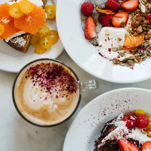 Cardamom Rose Latte