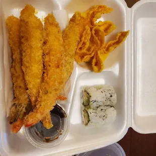 My bento box. It also came with salad and soup