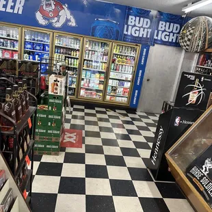 Beers in the back too