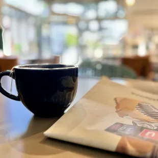 NY Times & a Tea Latte