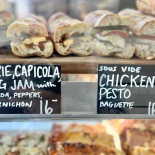 Brie Baguette or Chicken Panini