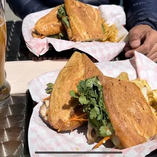 Sous Vide Pork Belly Banh Mi Panini