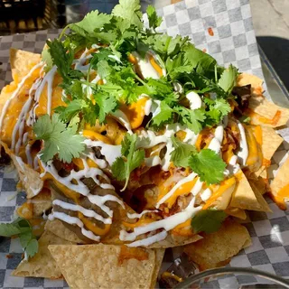 Loaded Flank Steak Nachos