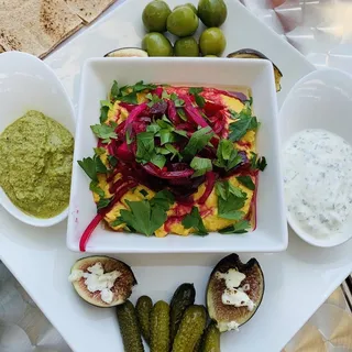 Loaded Hummus Plate