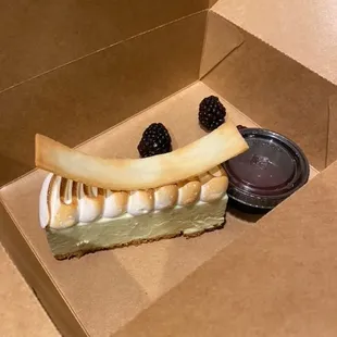 Dessert, had to take it back to room due to being stuffed