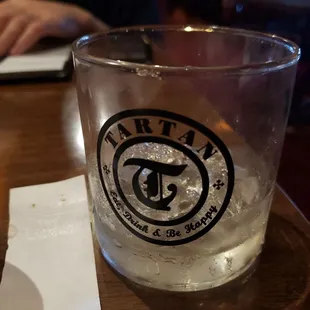 Had to take a picture of the glass since it was super cute. Apologies for having already drank the drink...