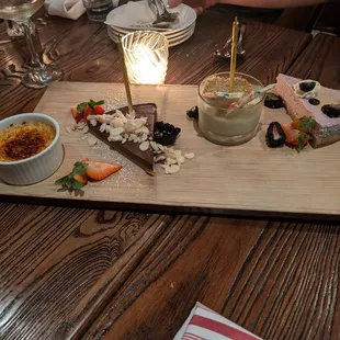 Birthday dessert