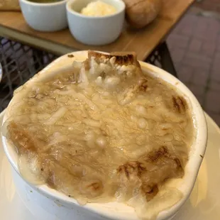 Vegan French onion soup