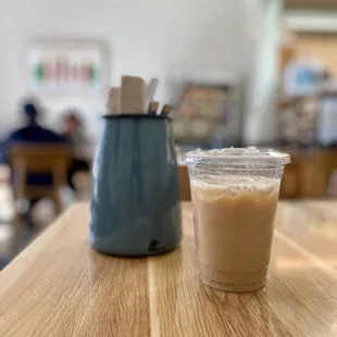 Iced masala chai latte