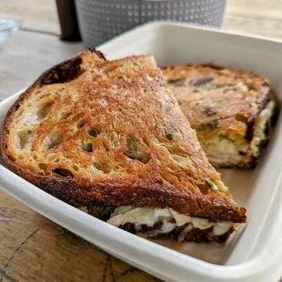 Pressed turkey sandwich