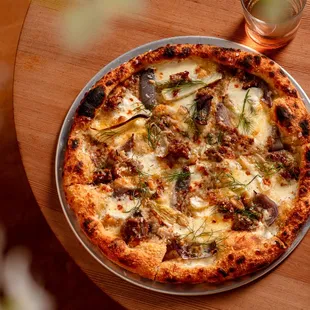 Fennel &amp; sausage pizza, only available at dinner