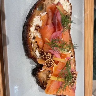 Smoked Salmon Tartine