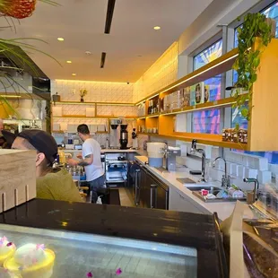 sushi and sashimi, interior