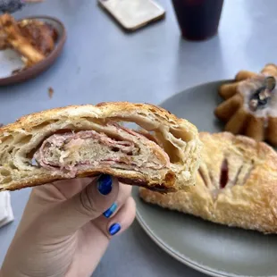 Ham and cheese croissaint