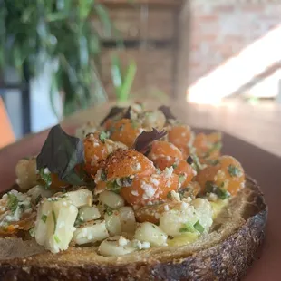 Charred Corn Tartine