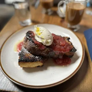 Focaccia French toast