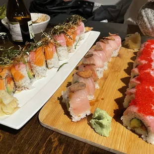sashimi, sushi, food, sushi and sashimi