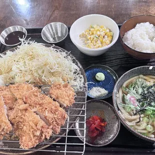 Chicken katsu combo. So good.