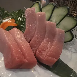 Smoked Toro Sashimi