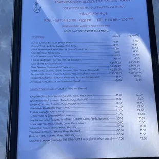 Menu Photo