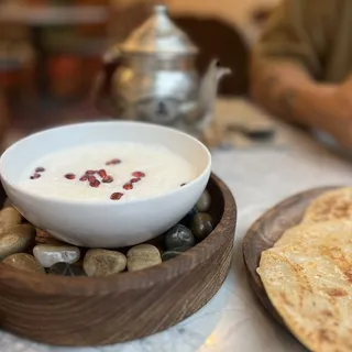 Rice Porridge with Pomegranate