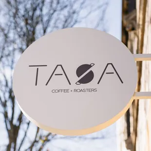 tasa coffee roasters signage