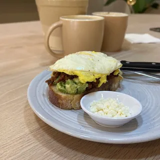 Chorizo Avocado Toast