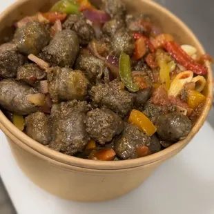 Pasta with sausage alex style