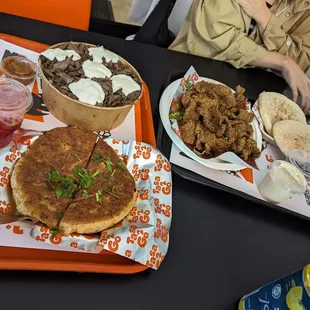 Hawawshi, Fried Alexandrian Beef Liver, and meat shawerma fattah