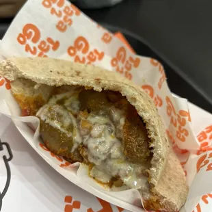 Beef Sausage Sandwich