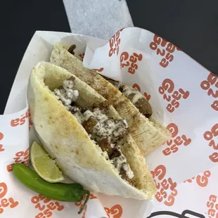 Fried Liver Sandwich