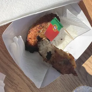 Bolinhos de bacalhau (codfish dumplings)