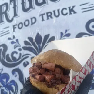 SANDES DE POLVO! (Octopus sandwich)