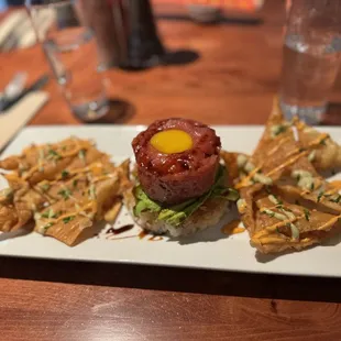 Ahi Nachos