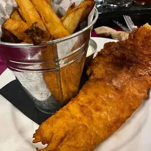 Fish and Chips. The panko crust was perfect!