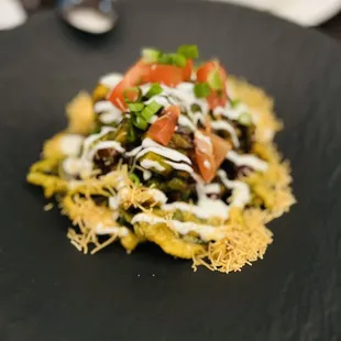 KURKURE AAM PALAK CHAAT - delicious.