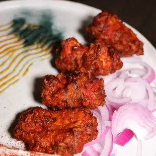 a plate of food on a table