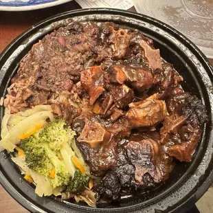 Oxtail dinner