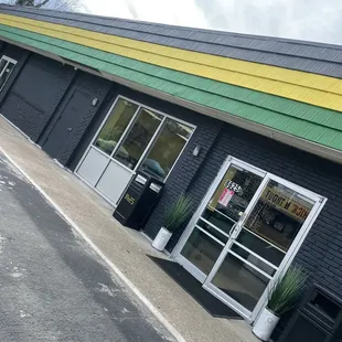 Outside