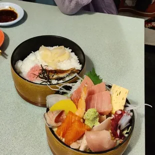 sushi and sashimi, sashimi, food, sushi