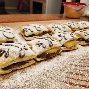 Chocolate Chantilly snow puffies