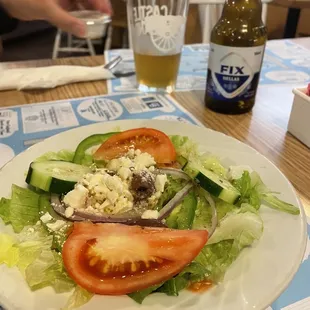 Greek side salad
