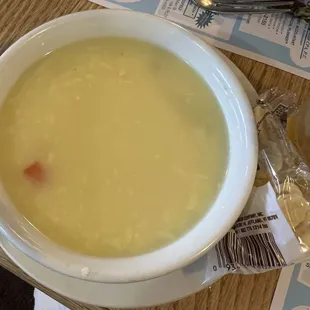 Lemon Rice Soup