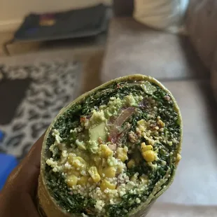 Punany Wrap - Half Size (Spinach Wrap)