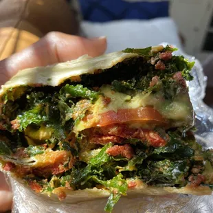 Spicy Kale Wrap