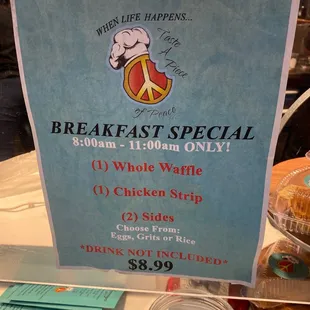 a breakfast special